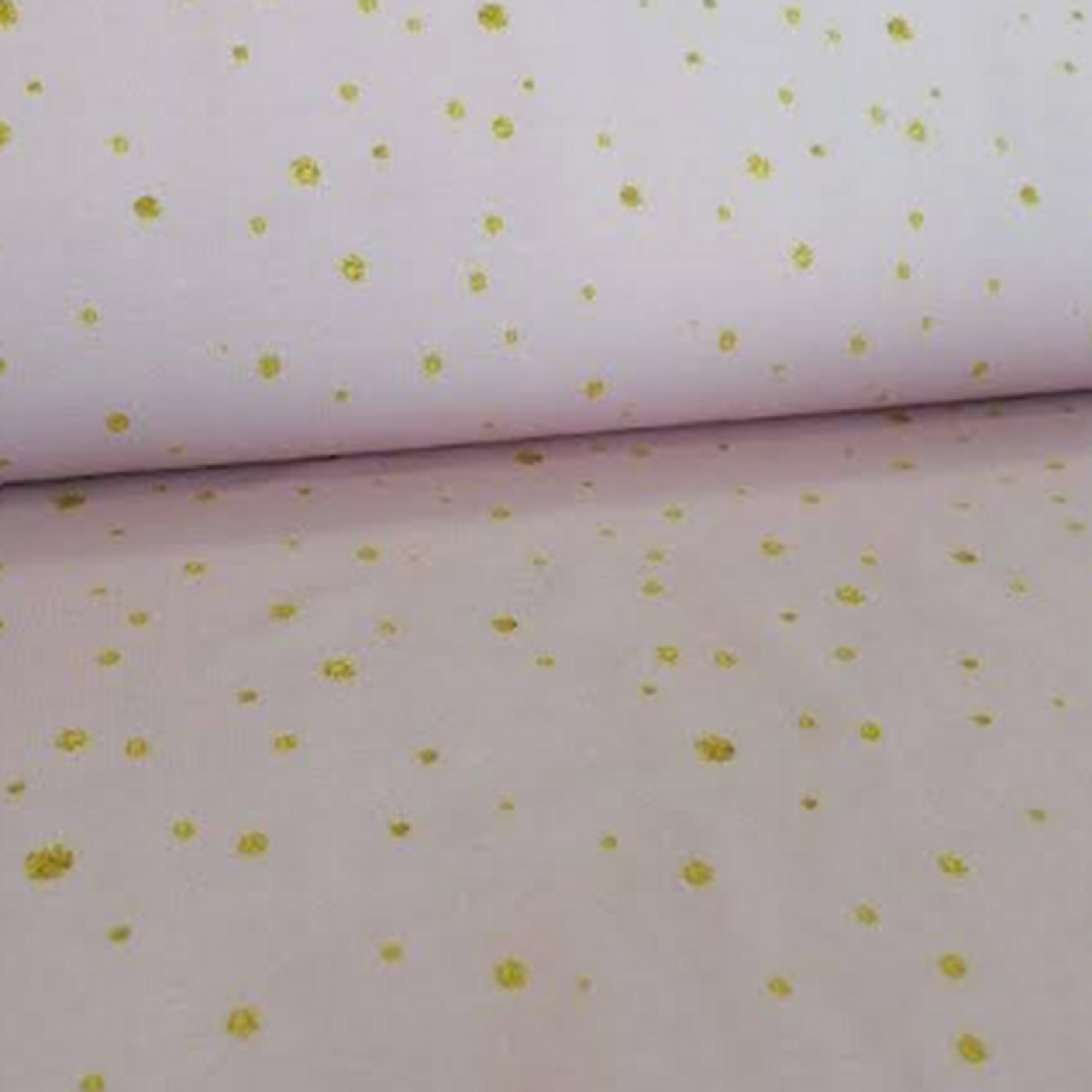 Atelier KVG – oudroze Stenzo French Terry met gouden stippen