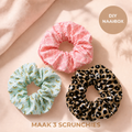 DIY-naaibox Scrunchies – maak zelf 3 scrunchies