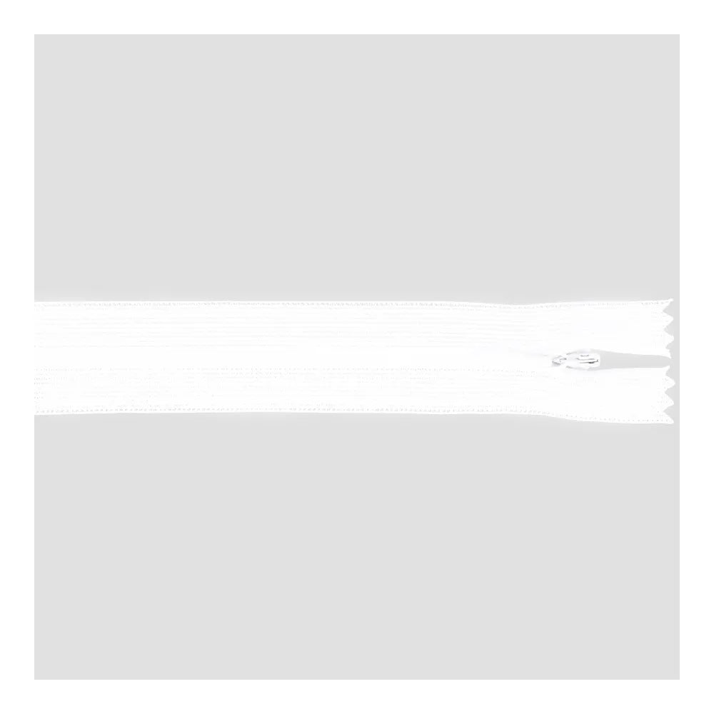 Blinde rits van 40 cm in wit, kleurcode 009