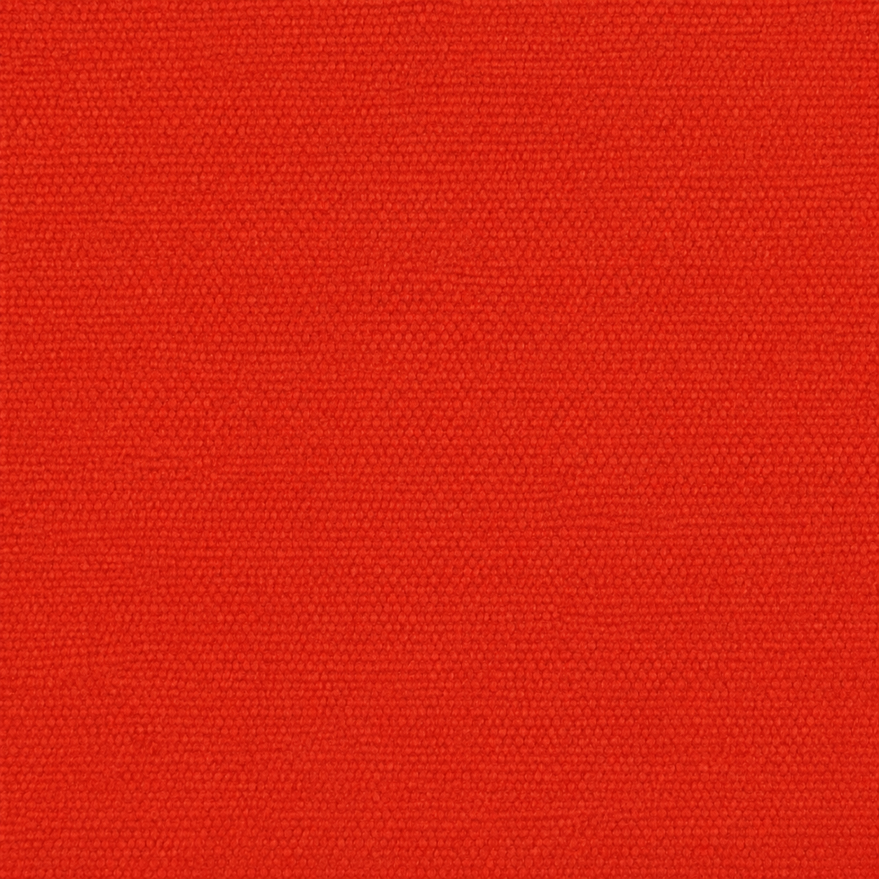 Detail van de matte geweven structuur van roodoranje canvas – Atelier KVG