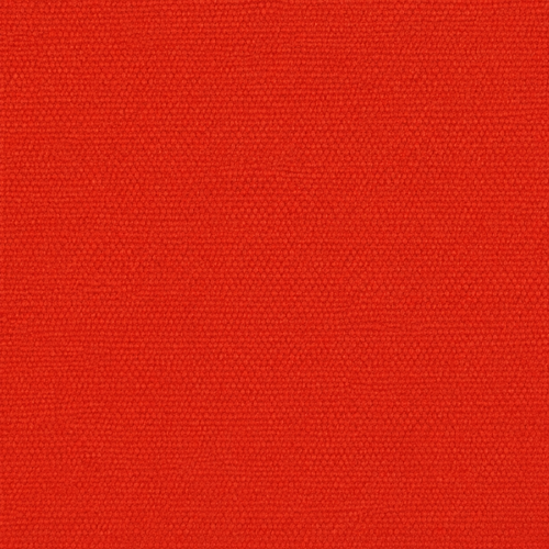 Detail van de matte geweven structuur van roodoranje canvas – Atelier KVG
