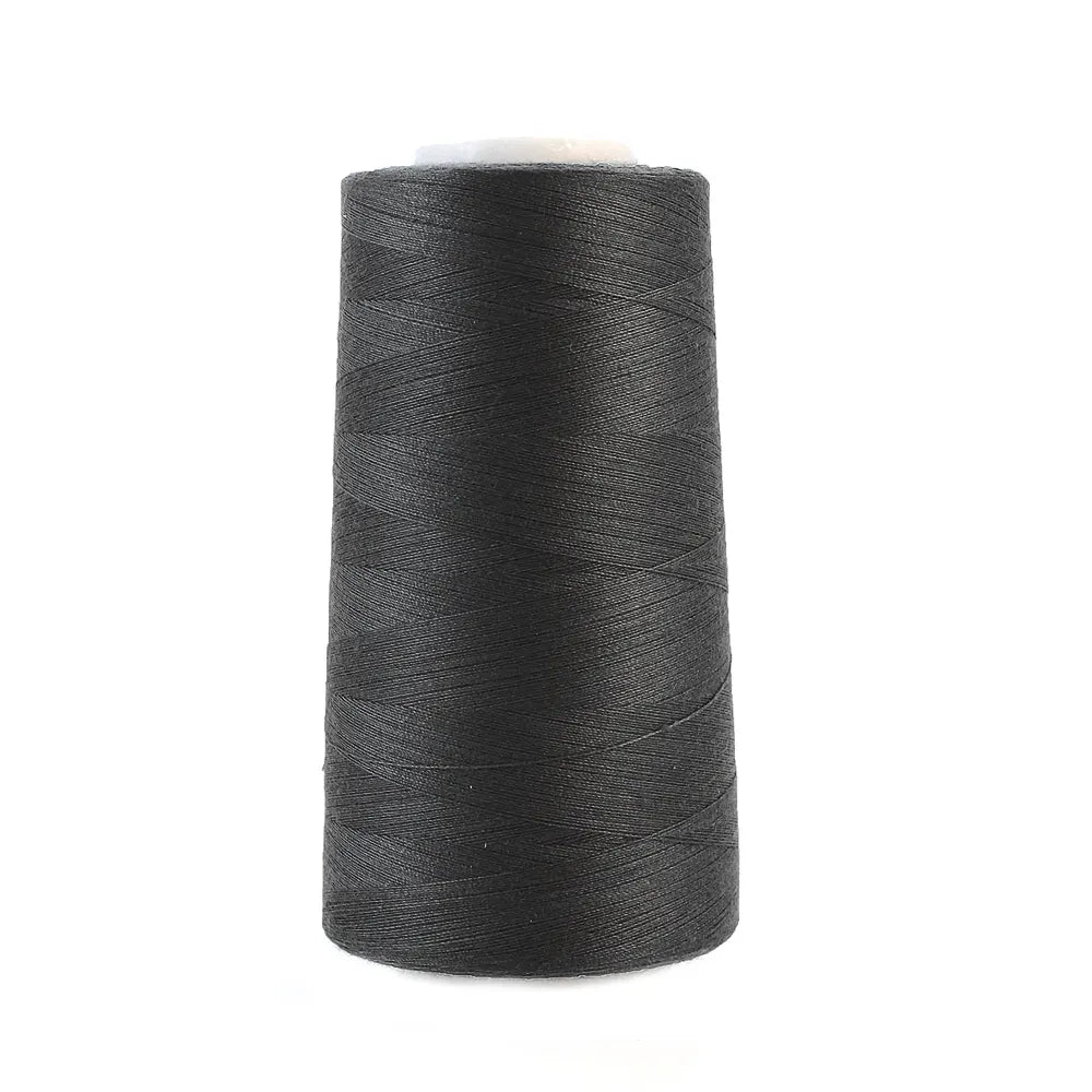 Diamondspun donkergrijs lockgaren van 2730 meter, kleurnummer 001