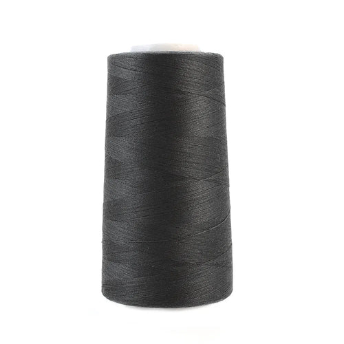 Diamondspun donkergrijs lockgaren van 2730 meter, kleurnummer 001