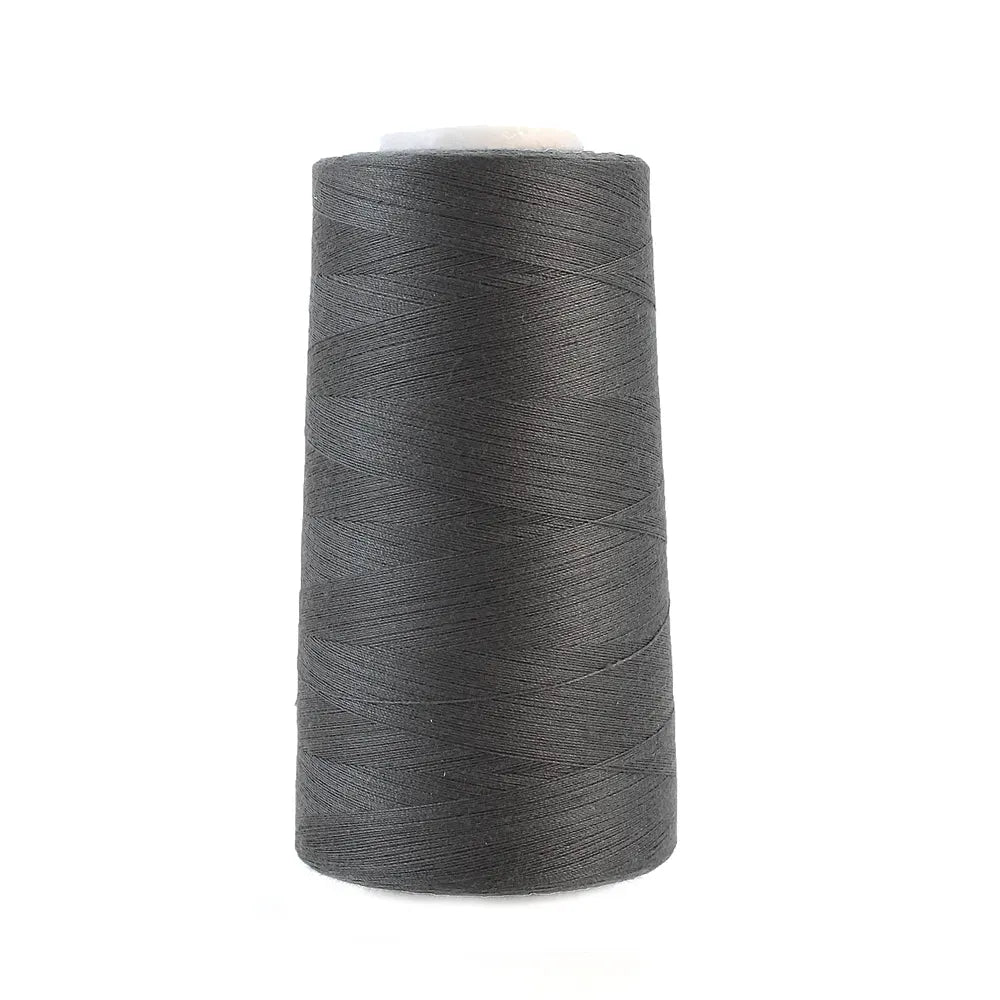 Diamondspun donkergrijs lockgaren van 2730 meter, kleurnummer 002
