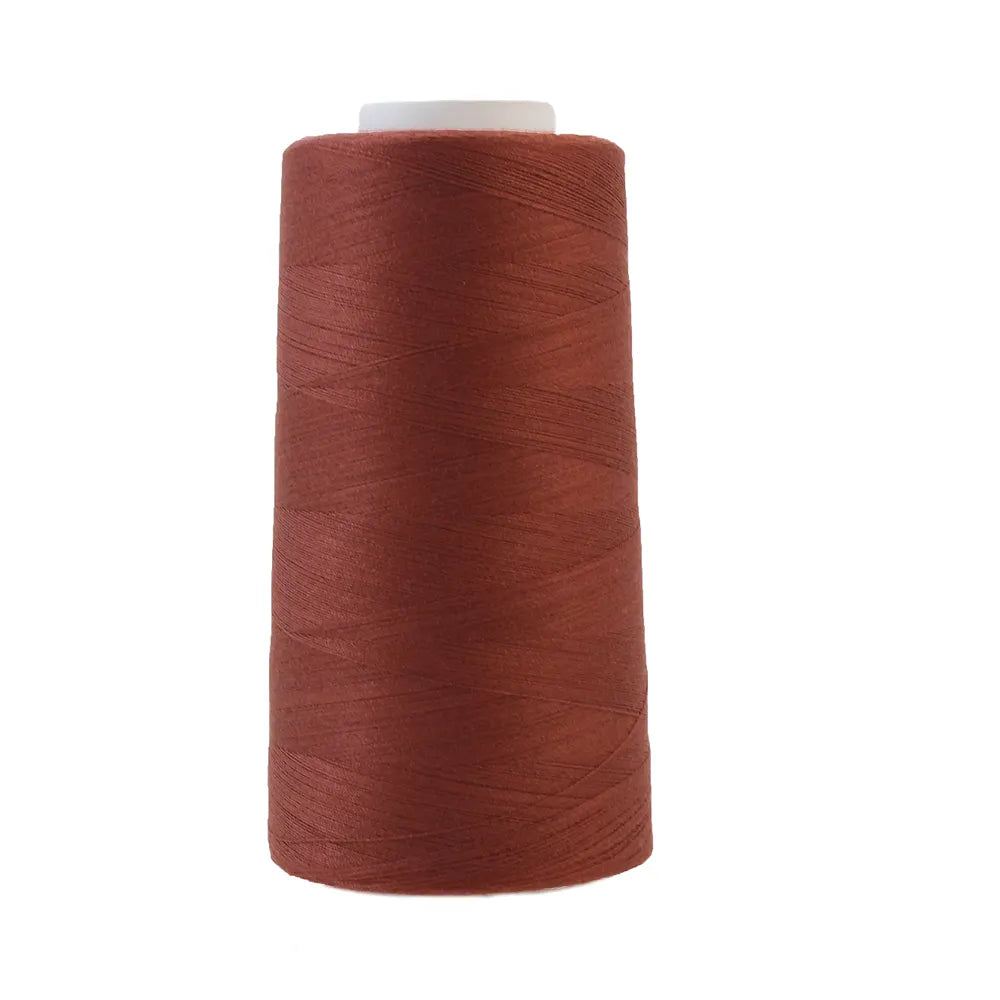 Diamondspun roestbruin lockgaren van 2730 meter, kleurnummer 973