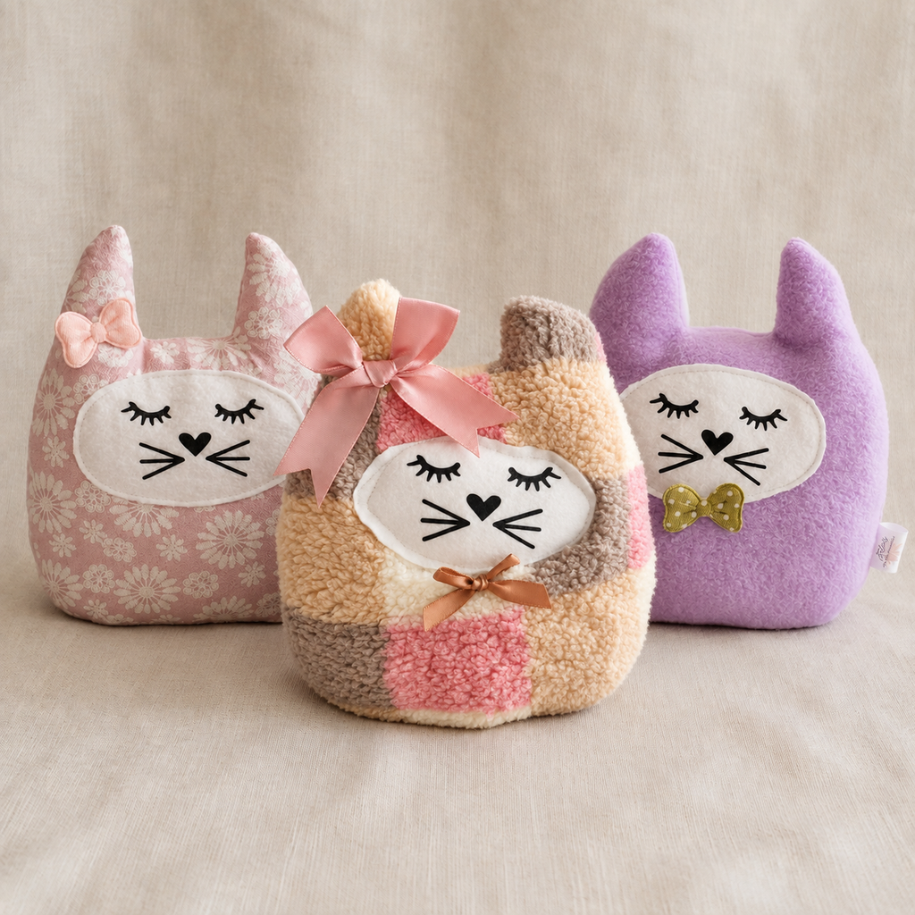 DIY Box Poezenknuffel met Pippa, Emilia en Lou van Atelier KVG