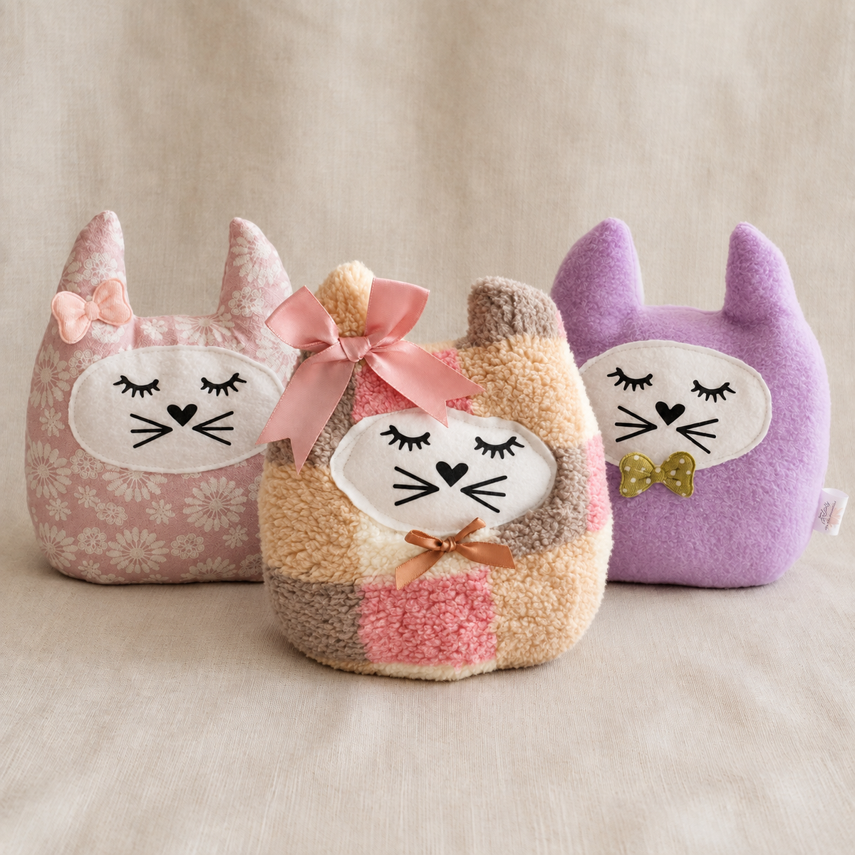 DIY Box Poezenknuffel met Pippa, Emilia en Lou van Atelier KVG