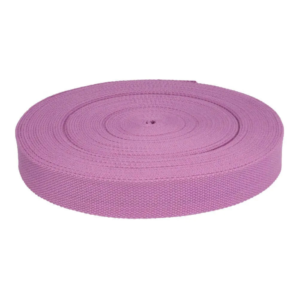Extra stevig tassenband in oudroze van 25 mm breed – verkocht per 50 cm