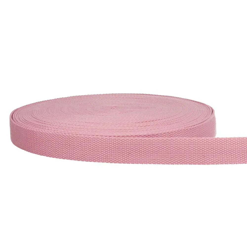 Extra stevig tassenband in zachtroze van 25 mm breed – verkocht per 50 cm