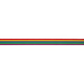 Gestreept regenboogelastiek van 20 mm breed – verkocht per meter
