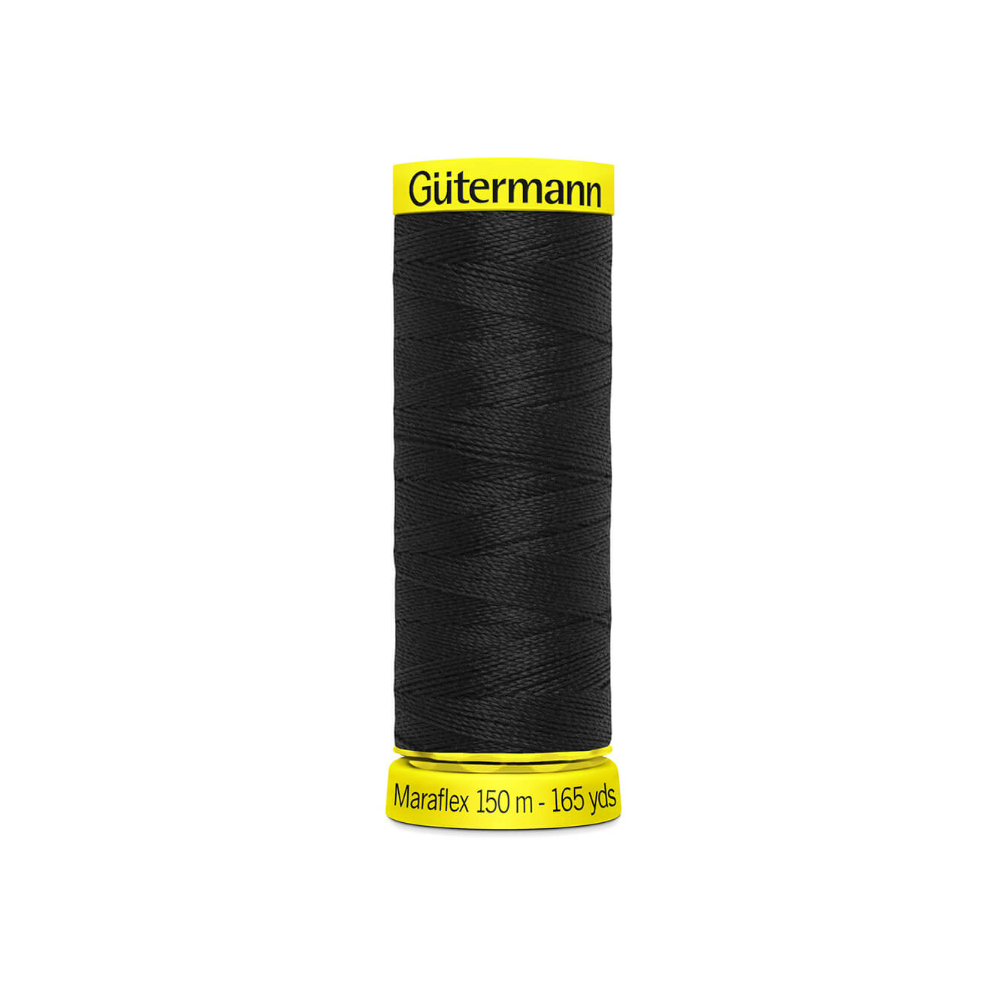 Gütermann Maraflex elastisch naaigaren 150 m – kleur 0000