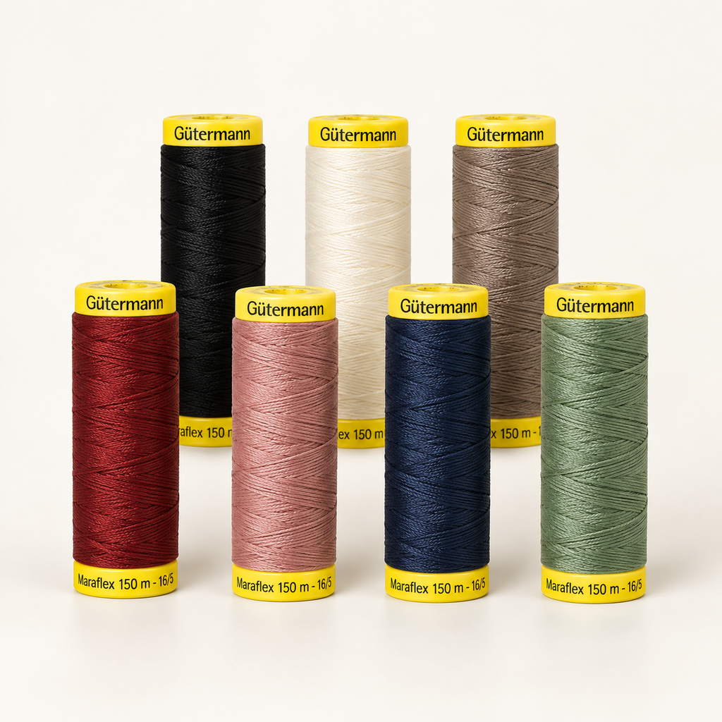 Gütermann Maraflex elastisch naaigaren 150 m in verschillende kleuren
