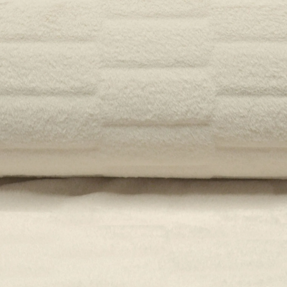 pgevouwen zacht kortharig imitatiebont in crème – Atelier KVG