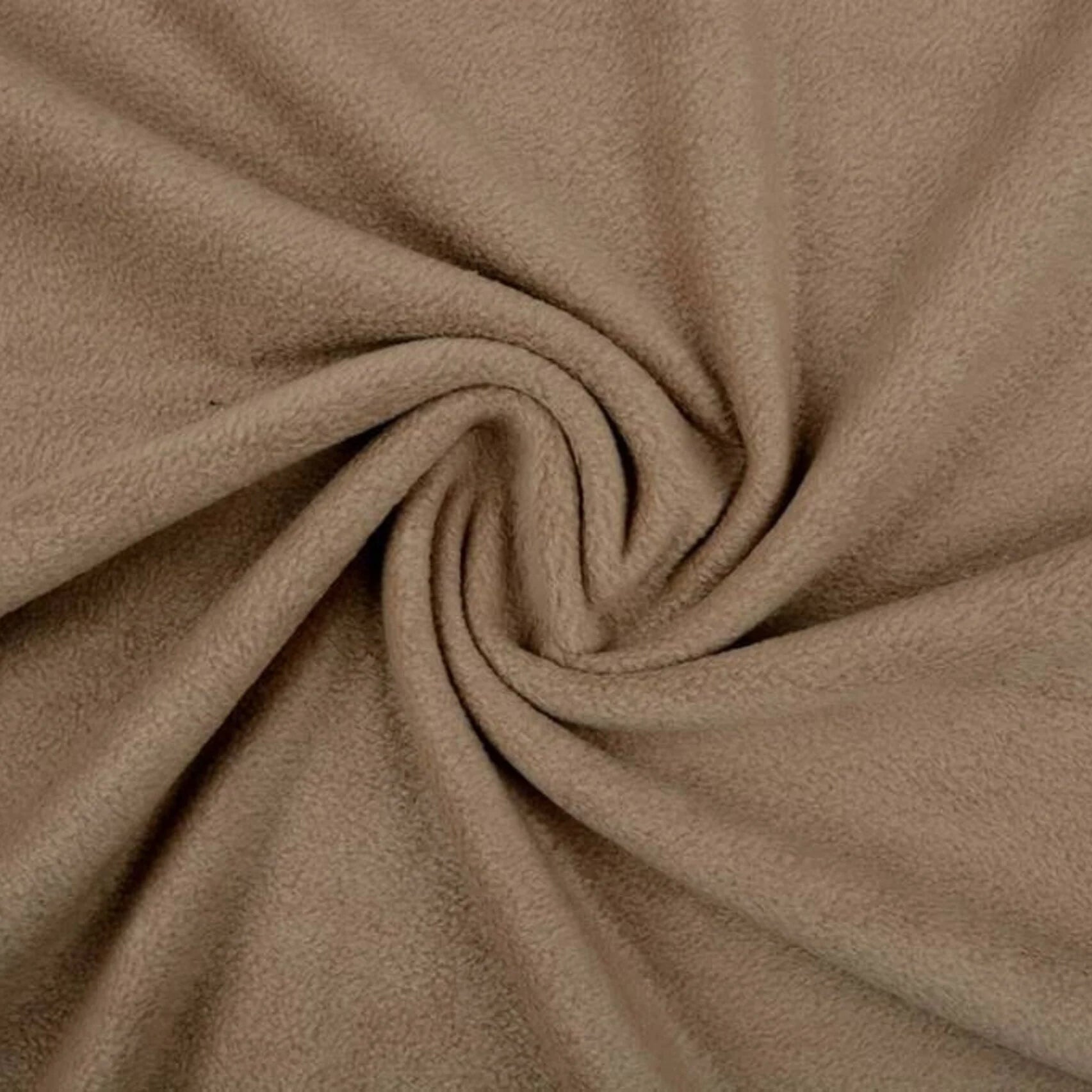 Atelier KVG – zachte polar fleece stof in zandkleur