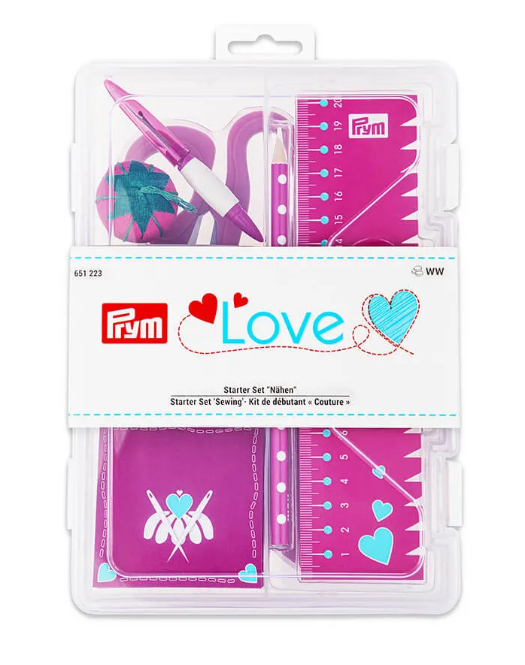 Prym Love roze starterset naaien in bewaardoos