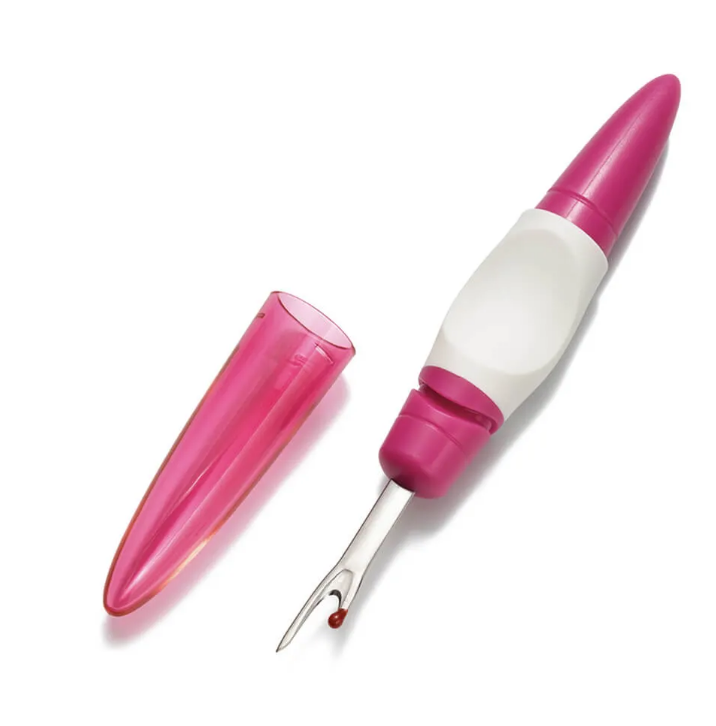 Prym Love tornmesje in roze en wit met losse beschermdop