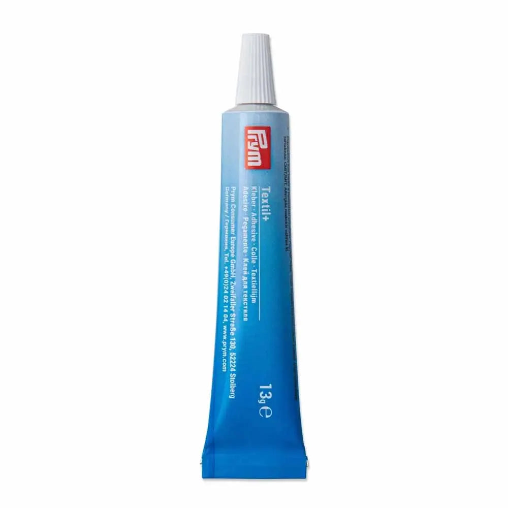 Prym Textiel+ lijm 13 g voor het verlijmen en herstellen van stoffen