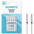 Schmetz ELx705 SUK CF overlocknaalden assortiment met 2 naalden 80 en 3 naalden 90