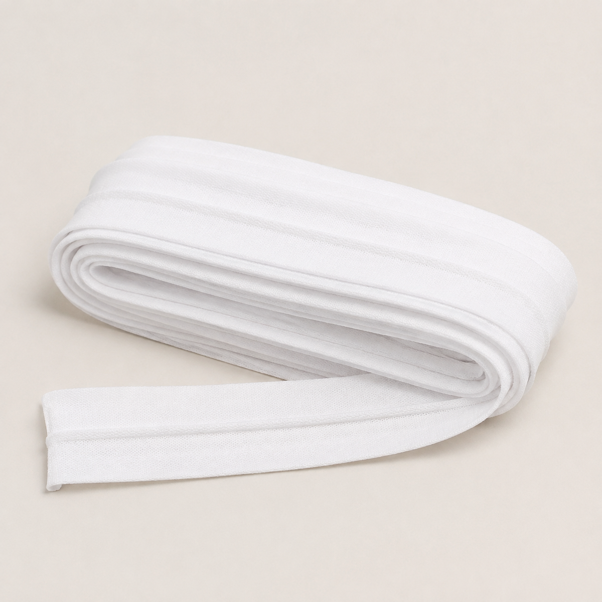Tricot biaisband 20 mm kleur 300 wit – 5 meter