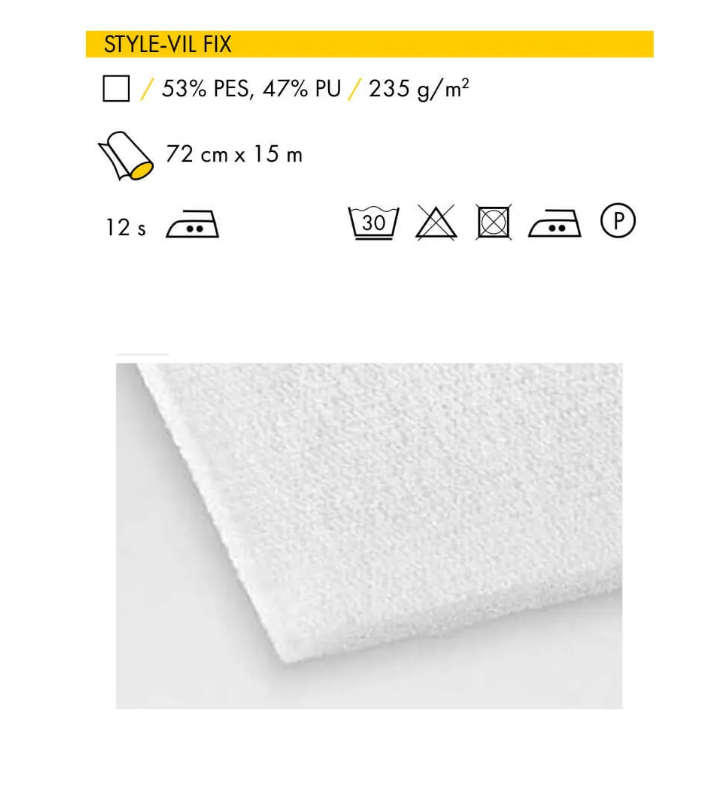 Specificaties en wasadvies Vlieseline Style-Vil Fix – Atelier KVG